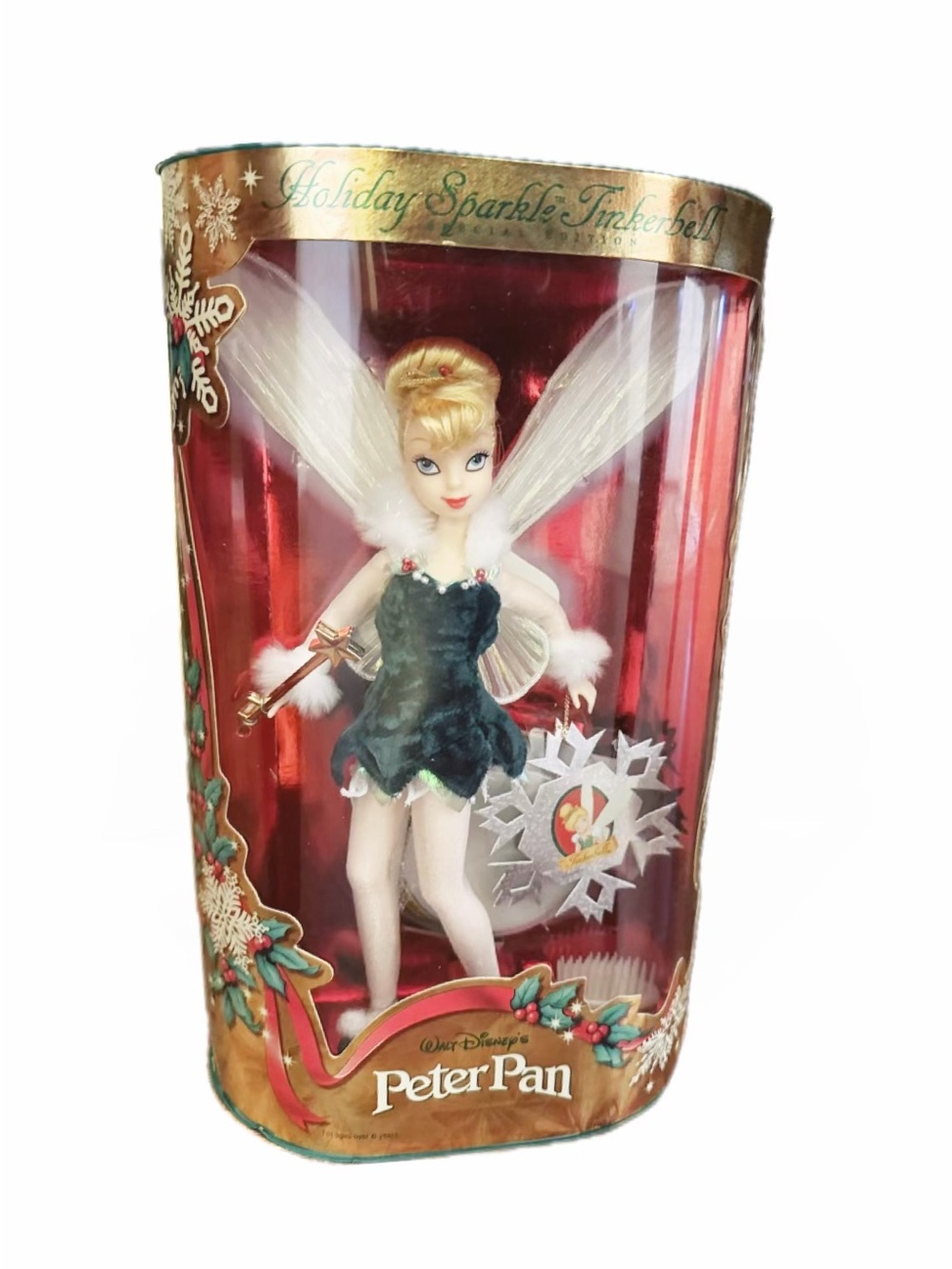 Tinker Bell Doll Holiday Sparkle by Walt Disney’s Peter Pan vintage 1999
